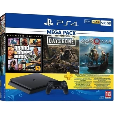 SONY PLAYSTATION PS4 500 GB OYUN KONSOLU + 3 OYUN HEDİYE