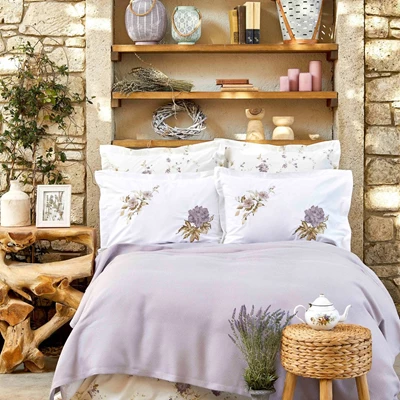 KARACA HENRI LILA CIFT KISILIK NISH SET