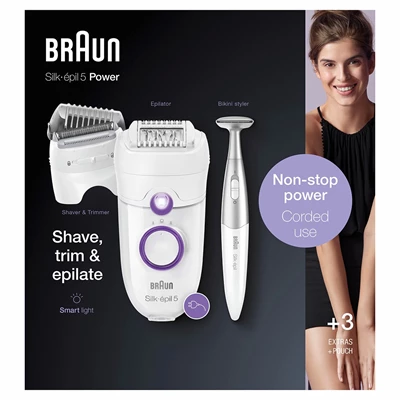 BRAUN SE 5-825P SİLK-EPİL 5 2CT EPİLASYON ALETI