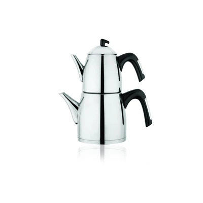 SCHAFER VİSTA 1S7606-15001-SİY01 ÇELİK ÇAYDANLIK TAKIMI 4 PR