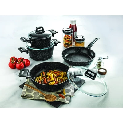 SCHAFER 1S683-22005-SIY01 SAVOR 7 PRC GRANITE TENCERE SET