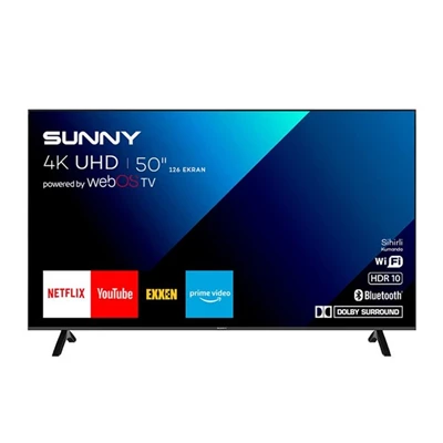 SUNNY SN50FMN252-0276 50 INC 127 EKRAN FRAMELESS 4K UHD WEBOS SMART LED TV