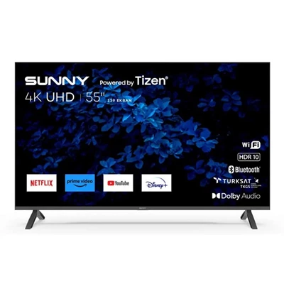 SUNNY SN55FMN501 TIZEN 55 INC 140 EKRAN UHD SMART LED TV