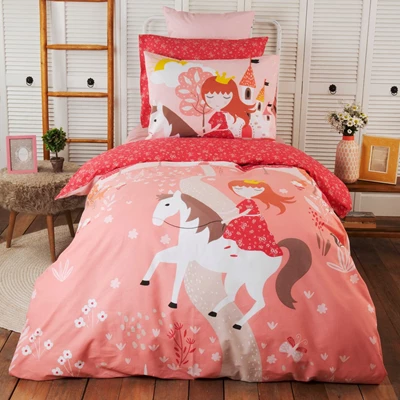 KARACA YOUNG FAIRY TALE %100 PAMUK TEK KS RNF NEVRESIM TK (FITTED)