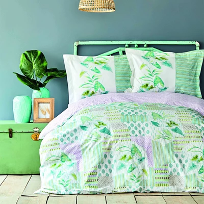 KARACA CAMELIA YESIL RNF CIFT KS NEVRESIM TAKIMI