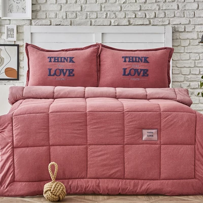 KARACA SOFTY KIRMIZI ÇİFT KİŞİLİK COTTON COMFORT