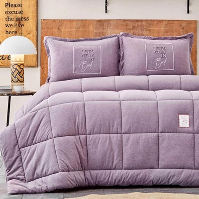 KARACA SOFTY LİLA ÇİFT KİŞİLİK COTTON COMFORT