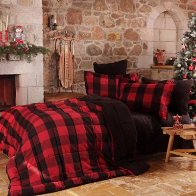 KARACA MOUNTAIN KIRMIZI/SİYAH ÇİFT KİŞİLİK COZY COMFORT